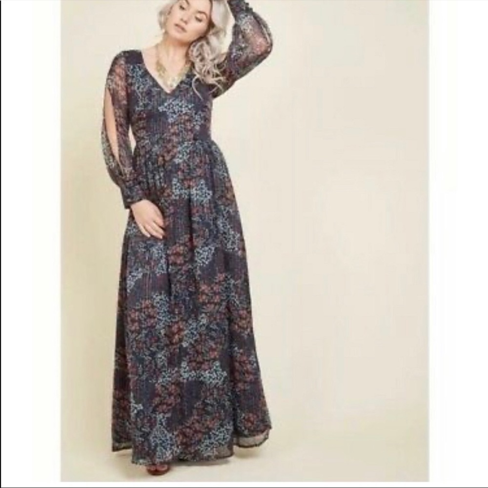 New ModCloth loop, twirl, and arch maxi dress!